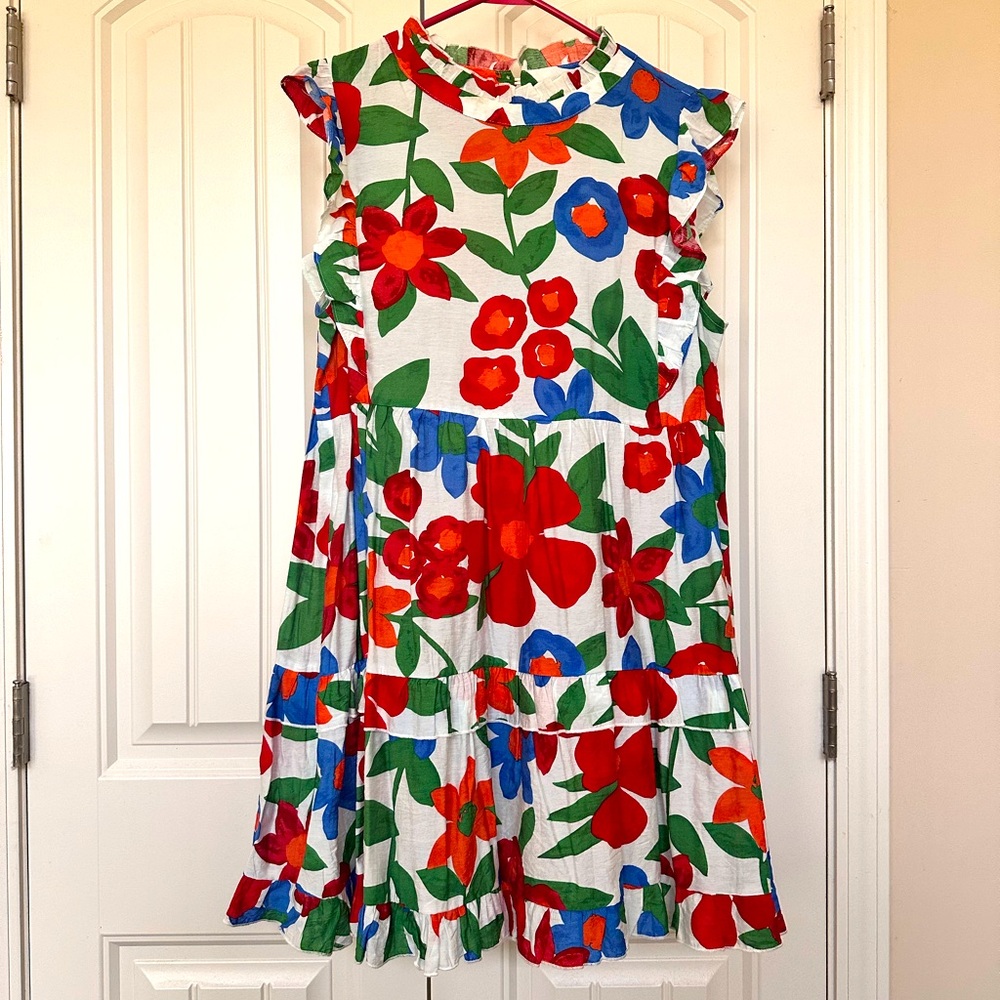 Springy 🌸 ruffled dress 💜